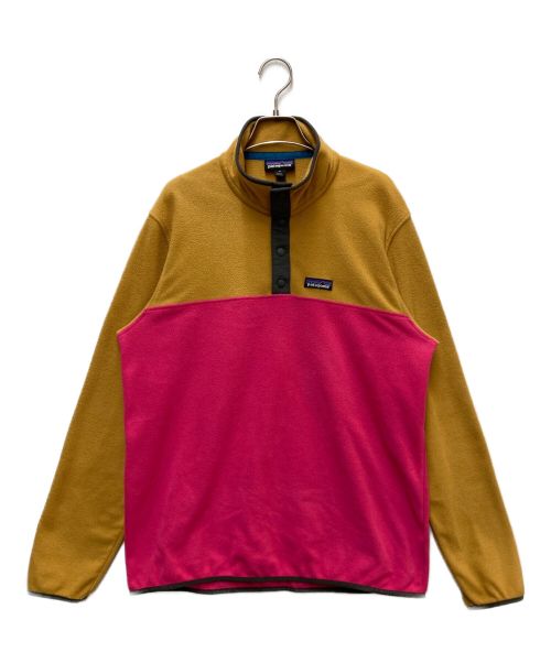 Patagonia（パタゴニア）Patagonia (パタゴニア) フリースジャケット イエロー×ピンク サイズ:Mの古着・服飾アイテム