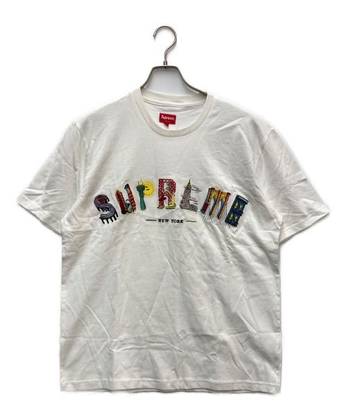 SUPREME（シュプリーム）SUPREME (シュプリーム) 半袖カットソー ホワイト サイズ:Lの古着・服飾アイテム