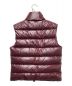 MONCLER (モンクレール) ダウンベスト レッド：29800円