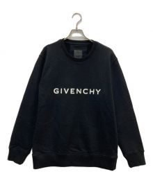 GIVENCHY（ジバンシィ）の古着「ロゴスウェット」｜ブラック