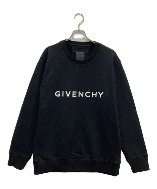 GIVENCHY（ジバンシィ）GIVENCHY (ジバンシィ) ロゴスウェット ブラック サイズ:Mの古着・服飾アイテム