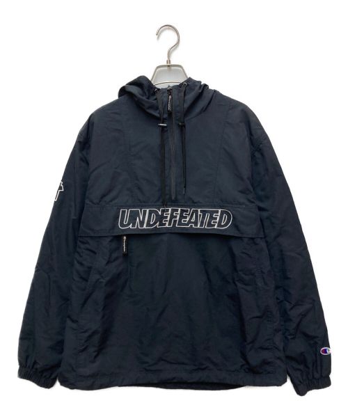 Champion（チャンピオン）Champion (チャンピオン) UNDEFEATED (アンディフィーテッド) アノラックパーカー ネイビー サイズ:Mの古着・服飾アイテム