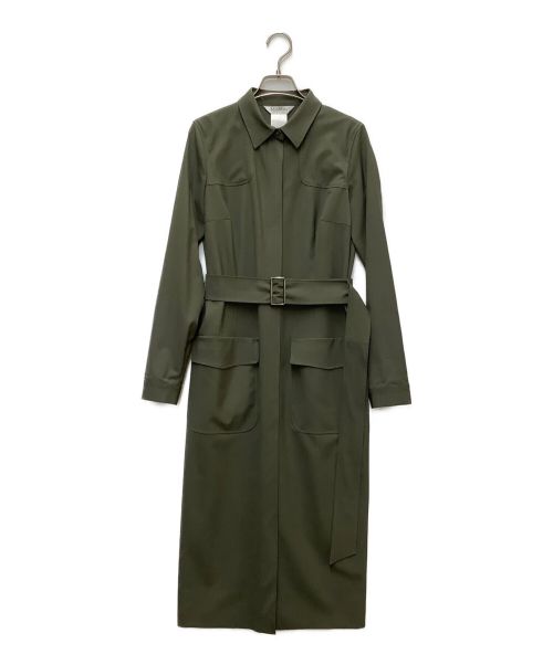 MaxMara（マックスマーラ）MaxMara (マックスマーラ) ステンカラーコート グリーン サイズ:40の古着・服飾アイテム