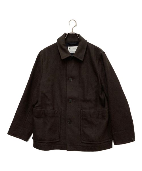 MHL（エムエイチエル）MHL (エムエイチエル) ウールジャケット ブラウン サイズ:Lの古着・服飾アイテム