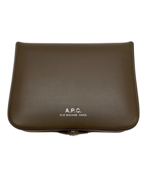 A.P.C.（アーペーセー）A.P.C. (アーペーセー) コインケース ブラウンの古着・服飾アイテム