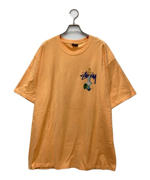 stussy（ステューシー）stussy (ステューシー) Tシャツ オレンジ サイズ:XLの古着・服飾アイテム