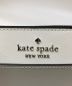 中古・古着 Kate Spade (ケイトスペード) 長財布 グレー×ホワイト：8000円