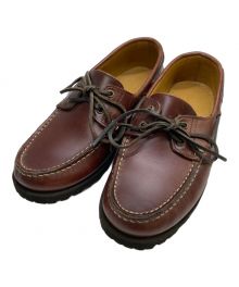 PARABOOT（パラブーツ）の古着「デッキシューズ」｜ブラウン