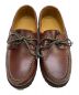 PARABOOT (パラブーツ) デッキシューズ ブラウン サイズ:7　1/2：17000円