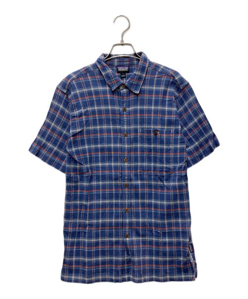 Patagonia（パタゴニア）Patagonia (パタゴニア) メンズ・A/Cシャツ ネイビー サイズ:Sの古着・服飾アイテム