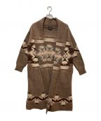 B:MING by BEAMS×PENDLETONビーミングバイビームス×ペンドルトン）の古着「ロングカーディガン」｜ブラウン