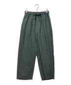 YOKEヨーク）の古着「EASY WIDE PANTS」｜グリーン