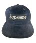 中古・古着 New Era (ニューエラ) SUPREME (シュプリーム) ベロアキャップ ブラック：9000円