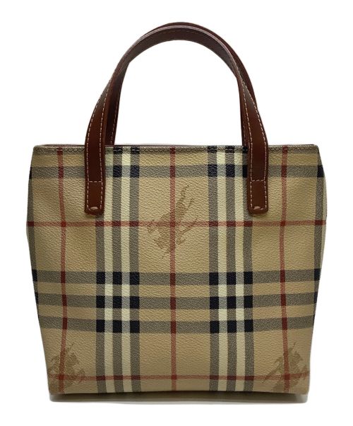 BURBERRY LONDON（バーバリーロンドン）BURBERRY LONDON (バーバリーロンドン) ミニトートバッグ ベージュの古着・服飾アイテム