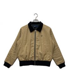 FRED PERRY（フレッドペリー）の古着「スイングトップ」｜ベージュ×ブラック