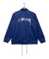 stussy (ステューシー) バックプリントコーチジャケット ブルー サイズ:S：8000円