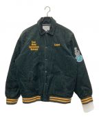 CarHarttカーハート）の古着「Letterman Jacket」｜グリーン