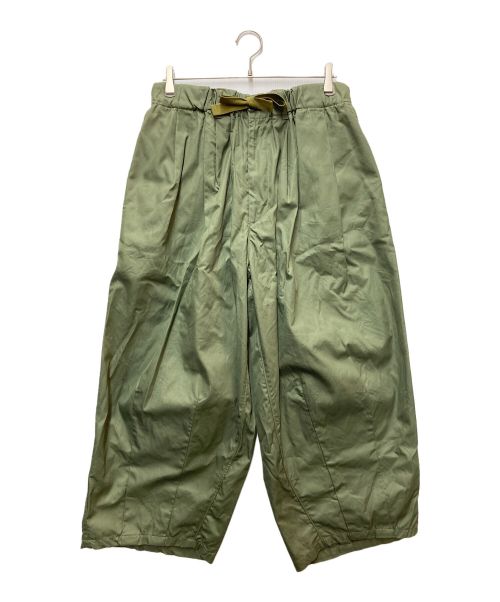 is-ness（イズネス）is-ness (イズネス) BALLOON EZ PANTS カーキ サイズ:UNISEX ONE SIZEの古着・服飾アイテム