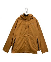 Eddie Bauer（エディーバウアー）の古着「フーデッド中綿ジャケット」｜イエロー