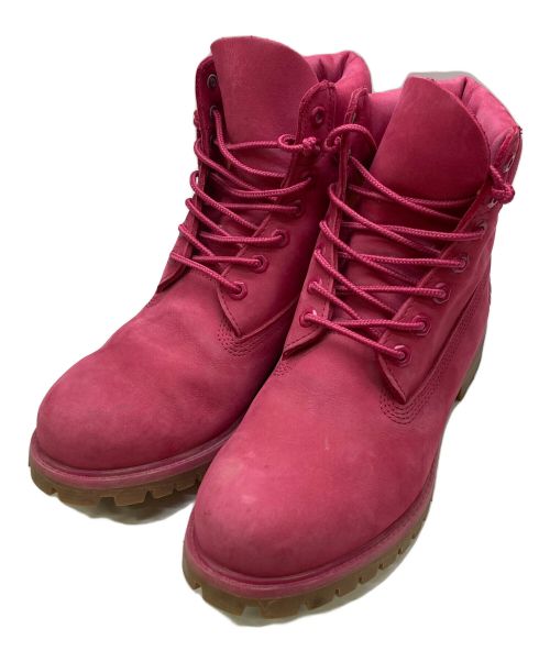 Timberland（ティンバーランド）Timberland (ティンバーランド) 50th Anniversary PREMIUM 6INCH WATERPROOF BOOT ピンク サイズ:US9の古着・服飾アイテム