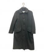 MHLエムエイチエル）の古着「BASIC WOOL MELTON COAT」｜ブラック