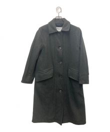 MHL（エムエイチエル）の古着「BASIC WOOL MELTON COAT」｜ブラック