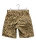 SUPREME (シュプリーム) Washed Denim Shorts Cheetah ベージュ×ブラック サイズ:30：15000円