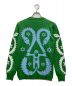 WALTER VAN BEIRENDONCK (ウォルターヴァンベイレンドンク) Snake&Lions-knit グリーン サイズ:S：20000円