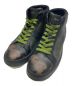 COACH（コーチ）の古着「Clip High Top Sneaker In Signature Canvas With Camo Print」｜ブラック×迷彩