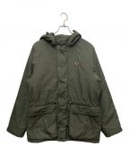 FRED PERRYフレッドペリー）の古着「PADDED ZIP-THROUGH JACKET」｜グリーン