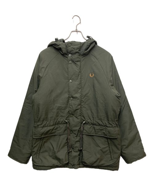 FRED PERRY（フレッドペリー）FRED PERRY (フレッドペリー) PADDED ZIP-THROUGH JACKET  グリーン サイズ:Mの古着・服飾アイテム