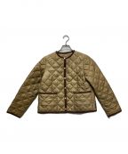 Traditional Weatherwearトラディショナルウェザーウェア）の古着「キルティングノーカラージャケット ARKLEY」｜ベージュ