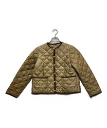 Traditional Weatherwear（トラディショナルウェザーウェア）の古着「キルティングノーカラージャケット ARKLEY」｜ベージュ