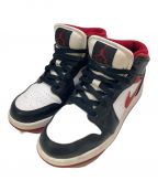 NIKEナイキ）の古着「AIR JORDAN 1 MID(GS)」｜ブラック×レッド