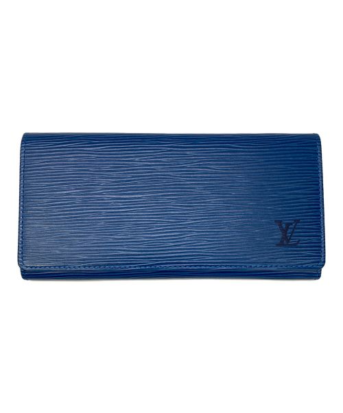 LOUIS VUITTON（ルイ ヴィトン）LOUIS VUITTON (ルイ ヴィトン) エピ ポルト エン3カルトクレディ トレド・ブルーの古着・服飾アイテム