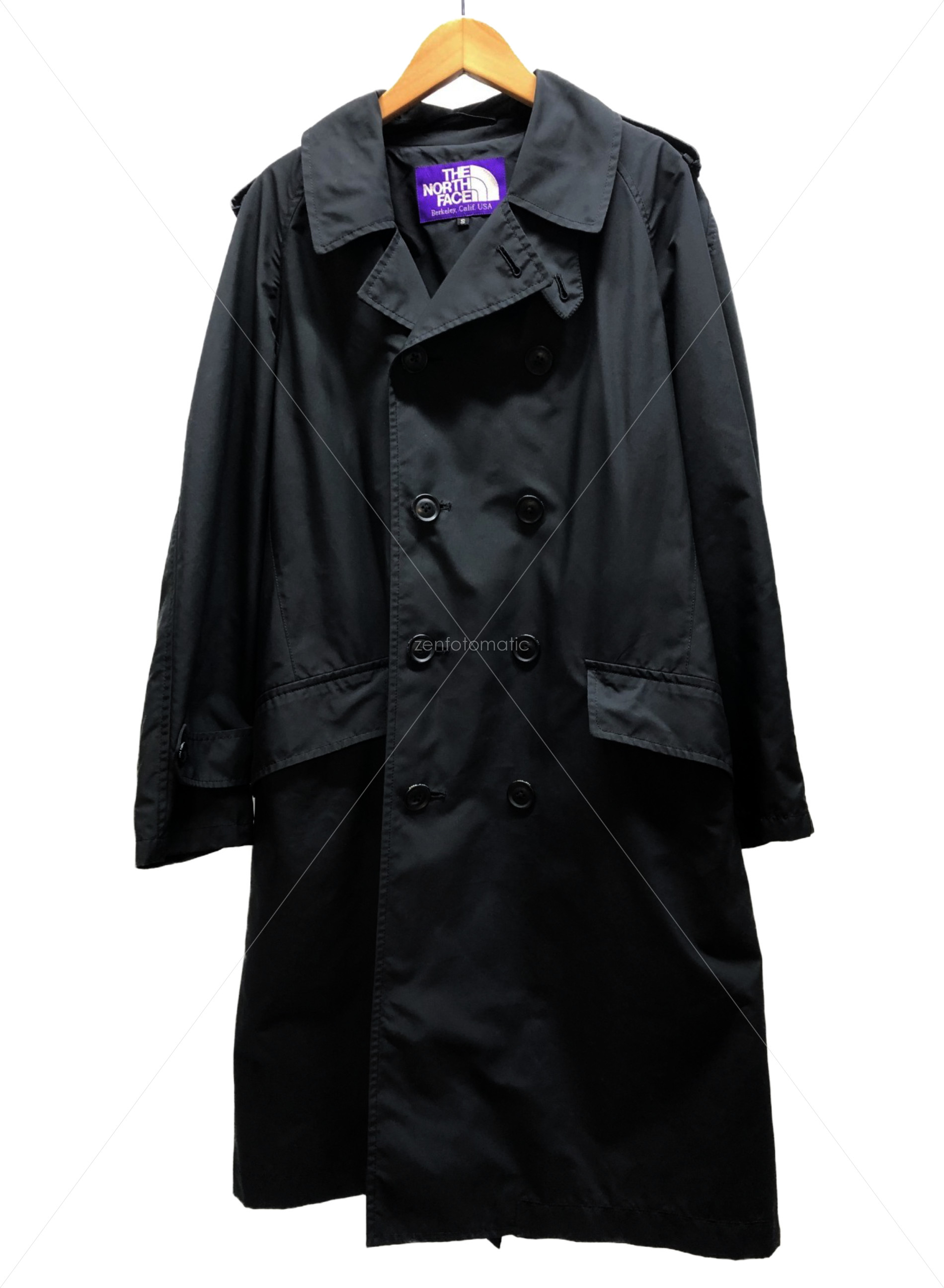 中古 古着通販 The Northface Purplelabel ザノースフェイスパープルレーベル トレンチコート ブラック サイズ S ブランド 古着通販 トレファク公式 Trefac Fashion