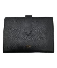 CELINE（セリーヌ）の古着「ミディアムストラップウォレット」｜ブラック