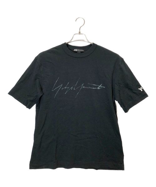 Y-3（ワイスリー）Y-3 (ワイスリー) SIGNATURE Tシャツ ブラック サイズ:Sの古着・服飾アイテム