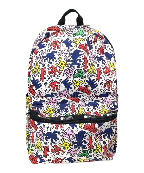 LeSportsac× Keith Hany（レスポートサック×キースヘリング）LeSportsac× Keith Hany (レスポートサック×キースヘリング) リュック マルチカラーの古着・服飾アイテム