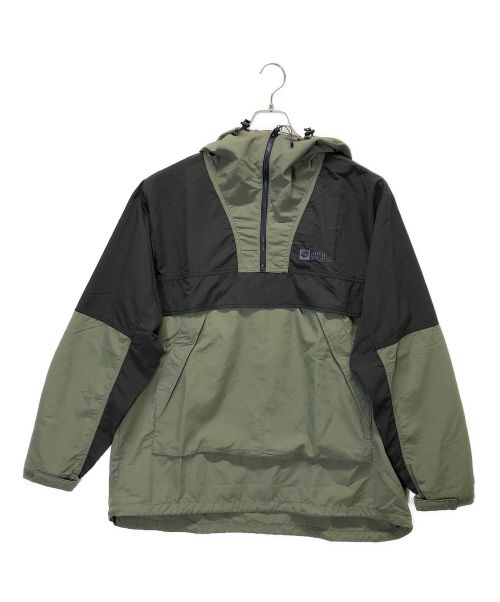 Jack Wolfskin（ジャック ウルフスキン）Jack Wolfskin (ジャック ウルフスキン) JP CLSSC VERSA RP ANORAK オリーブ サイズ:Lの古着・服飾アイテム