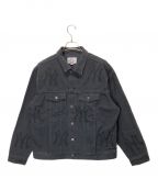 Supreme×NEW YORK YANKEESシュプリーム×ニューヨークヤンキース）の古着「Denim Trucker Jacket」｜ブラック