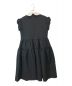 UNMINOU (アンミヌ) ラウンドカラージャガードドレス ブラック サイズ:FREE：9800円