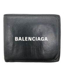 BALENCIAGA（バレンシアガ）の古着「2つ折り財布」｜ブラック