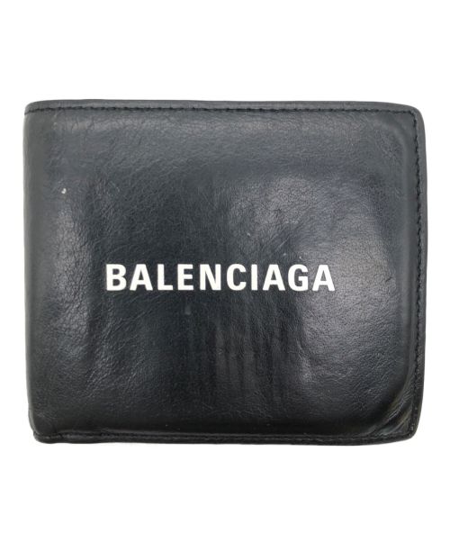 BALENCIAGA（バレンシアガ）BALENCIAGA (バレンシアガ) 2つ折り財布 ブラックの古着・服飾アイテム