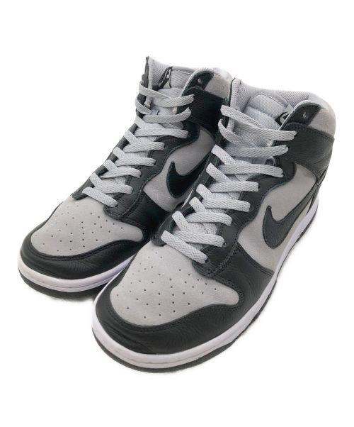 NIKE（ナイキ）NIKE (ナイキ) NIKE DUNK HIGH グレー×ブラック サイズ:28の古着・服飾アイテム