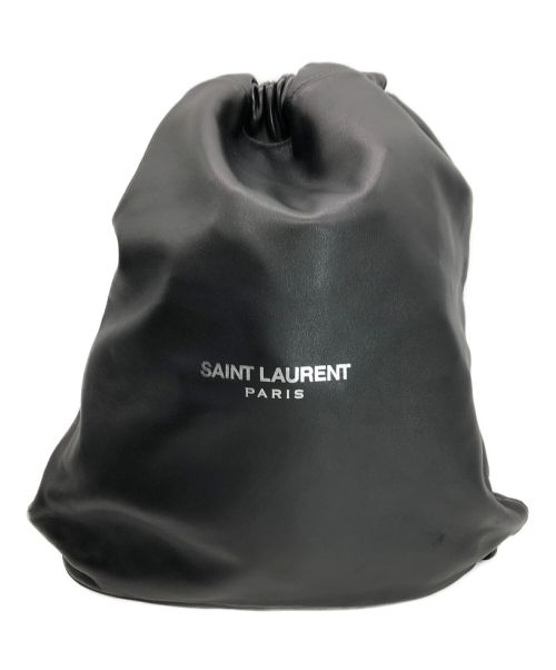 Saint Laurent Paris（サンローランパリ）Saint Laurent Paris (サンローランパリ) リュック ブラックの古着・服飾アイテム