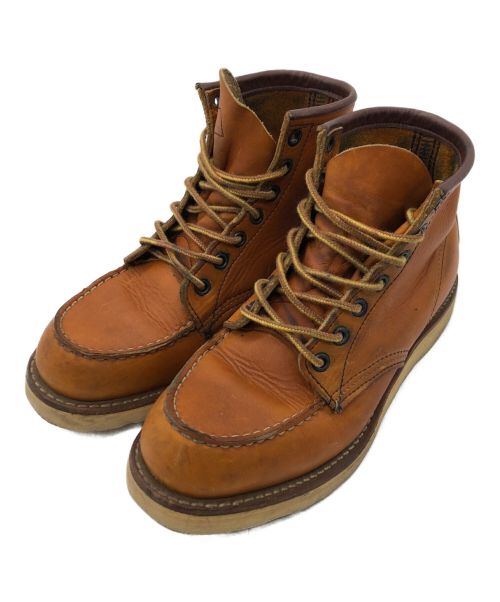 RED WING（レッドウィング）RED WING (レッドウィング) IRISH SETTER MOC TOE BOOT ブラウン サイズ:7の古着・服飾アイテム