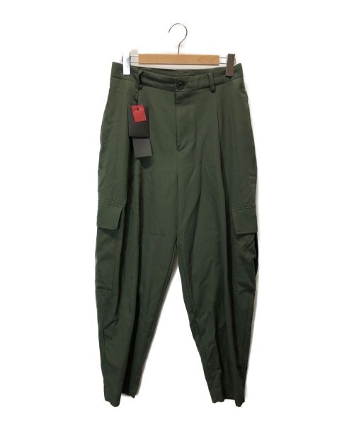 ato（アトウ）ato (アトゥ) TAPERED MILITARY PANTS オリーブ サイズ:46 未使用品の古着・服飾アイテム