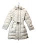 中古・古着 MONCLER (モンクレール) ダウンコート ホワイト サイズ:1：24800円