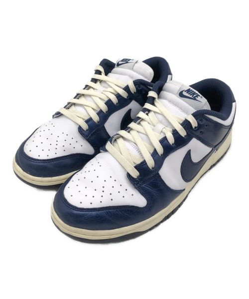 NIKE（ナイキ）NIKE (ナイキ) WMNS Dunk Low PRM(ウィメンズ ダンク ロー PRM) ネイビー サイズ:UK9の古着・服飾アイテム